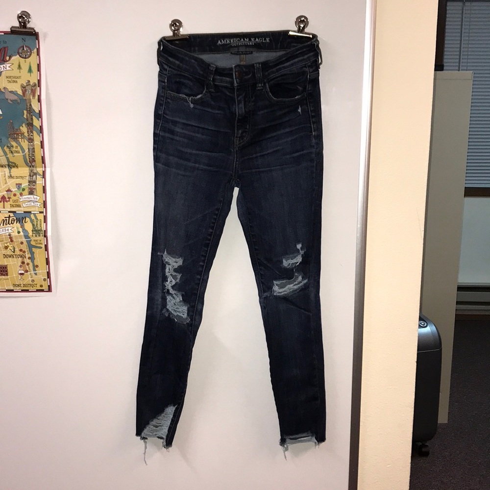 American Eagle Hi Rise Jegging Crop jeans